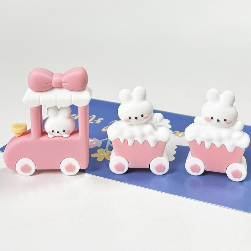兔宝宝女孩生日蛋糕装饰