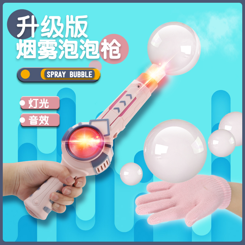 2025年网红新奇弹力烟雾泡泡棒
