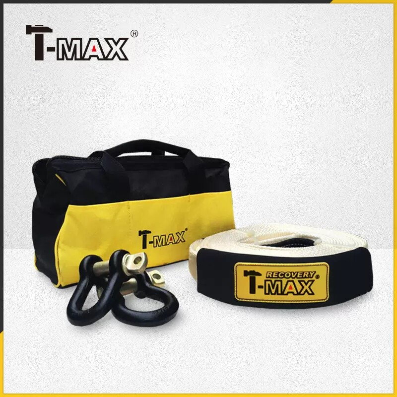 天铭T-MAX汽车拖车绳加厚TMAX牵引绳拖车带越野车改装强力拉车绳