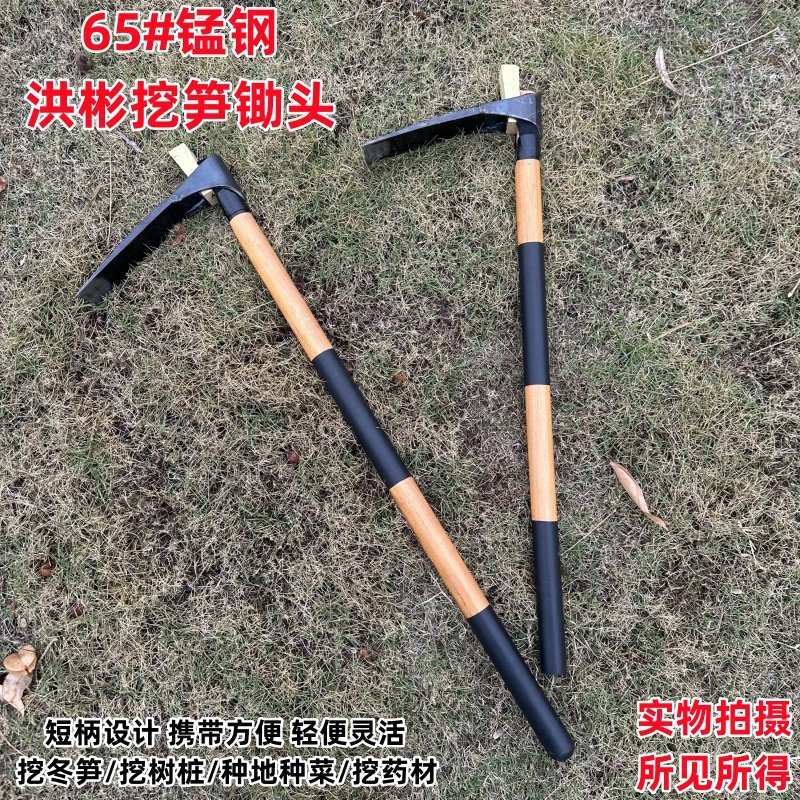 洪彬猛钢挖笋锄头短把挖冬笋专用锄头户外挖笋挖树桩挖药材小锄头,鲜花速递/花卉仿真/绿植园艺,锄头,淘宝优惠券,粉丝福利购,淘宝优惠卷