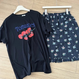 choi 体恤 L西红柿宽松短袖