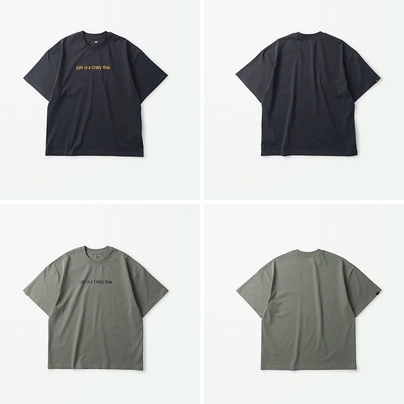 涩谷制原创品牌THoracle25春夏MAD字母印花混纺圆领宽松短袖T恤