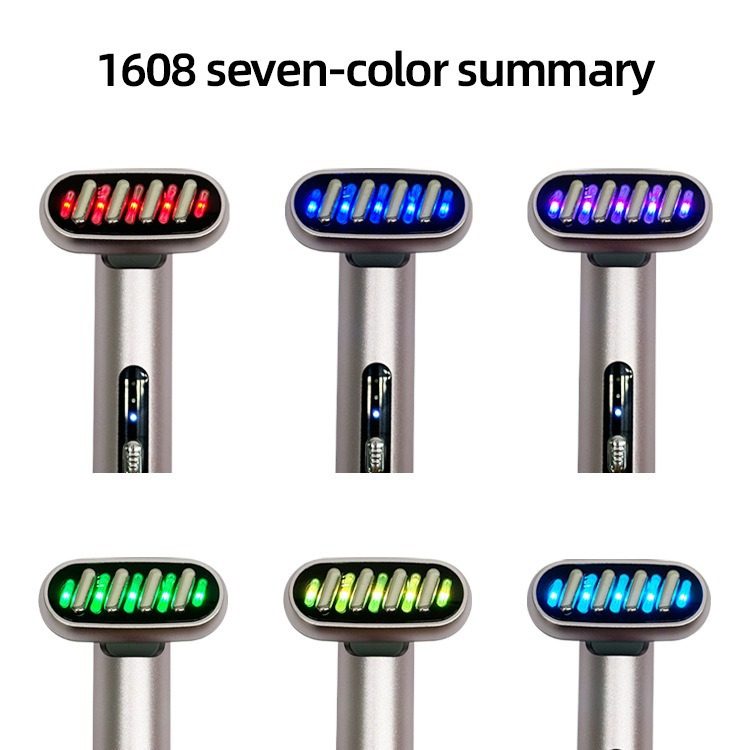 跨境七色光仪面部提拉紧致美容仪微眼部美肤按摩器精华导入仪,美容美体仪器,水光仪/导入仪,淘宝优惠券,粉丝福利购,淘宝优惠卷