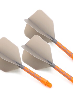 CUESOUL/Q獣ROST T19飞镖尾翼双色镖叶耐用配件飞标一体尾巴标翼