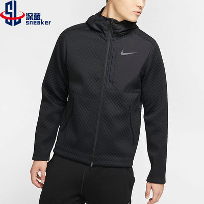 Nike/耐克正品男子时尚全长拉链开襟连帽训练运动夹克外套 BV3999