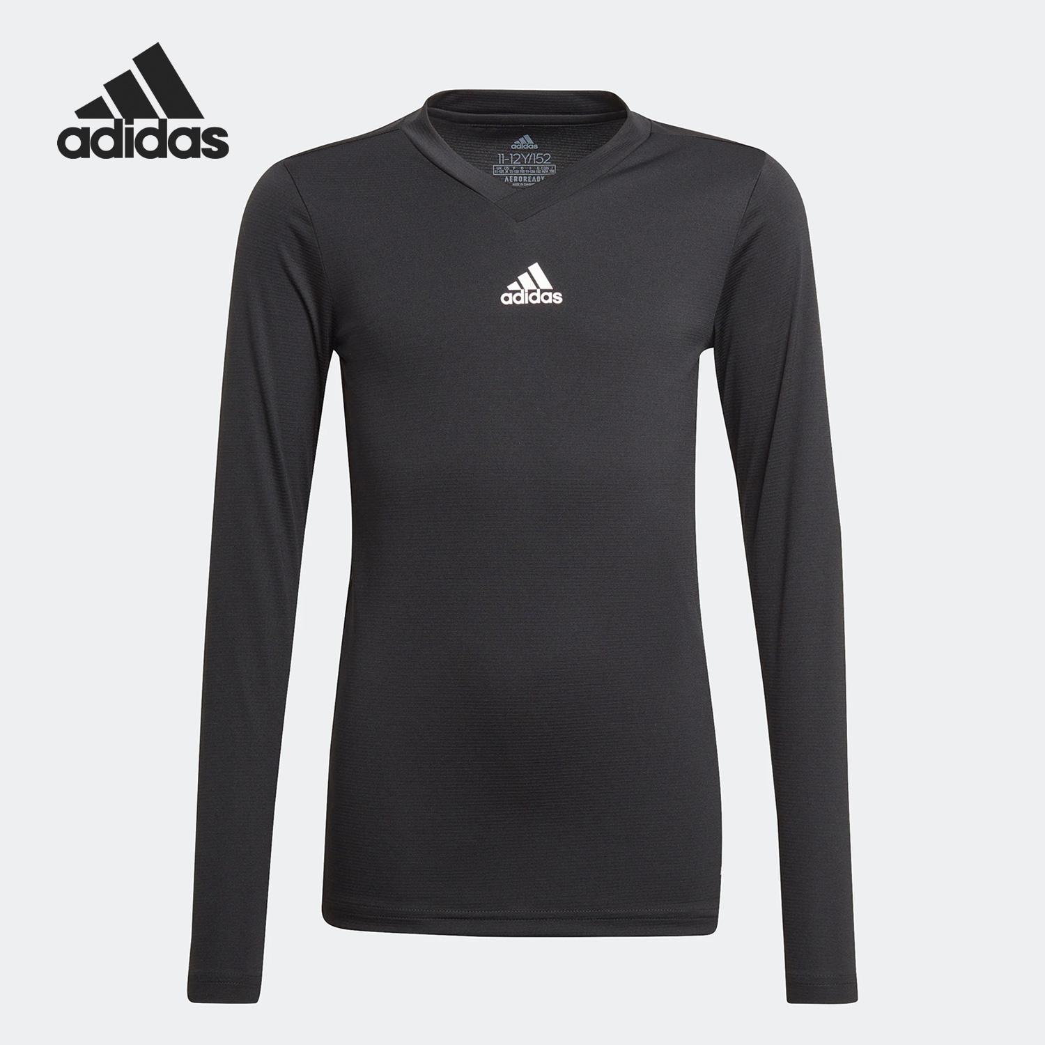 Adidas/阿迪达斯大童足球长袖T恤