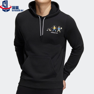 新款 Adidas 秋季 Neo 男子连帽卫衣HG6589 阿迪达斯正品