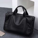 Плетеная барсетка, сумка на одно плечо для отдыха, из натуральной кожи