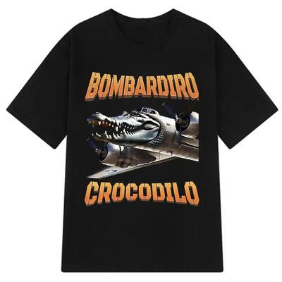 Tung Tung Tung Tung Sahur Meme T-Shirt夏季潮牌情侣短袖T恤男