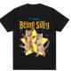 Love Being Silly Cat shirt欧美搞笑创意卡通猫咪短袖 T恤女