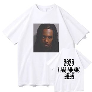 I Am Music Album Playboi Carti夏季休闲纯棉大码短袖T恤情侣男