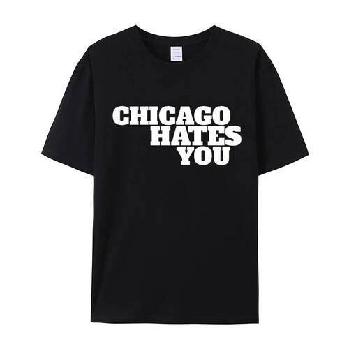 Rapper Chief Keef Chicago Hates You Same 短袖T恤男女上衣夏季
