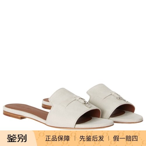 LOROPIANA大象灰平底凉鞋女