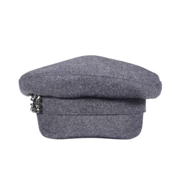 RogerVivier灰色羊毛水手帽