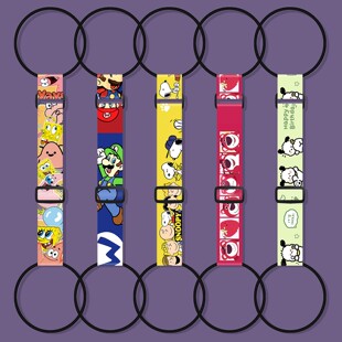 通用行李箱弹力圈绑带可爱卡通旅行箱捆绑绳子便携背包连接固定绳