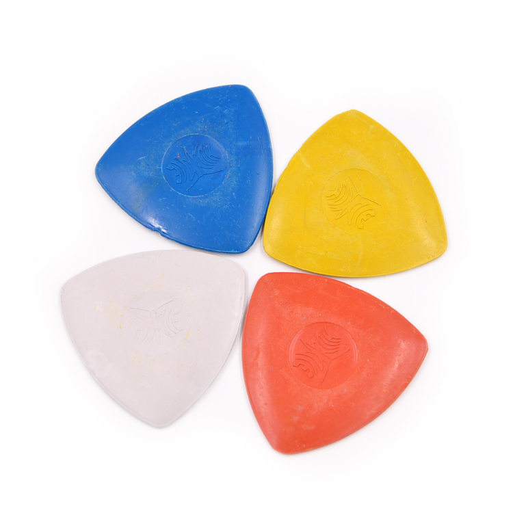 一盒包邮三角形划粉彩色优质水洗