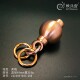 黄铜防身手绳手把件链子绳镖链防狼绳镖链果尔考打狗棒镖流星锤