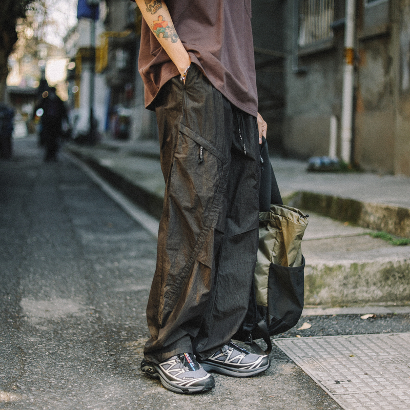 兔先森夏季机能风直筒工装裤长裤