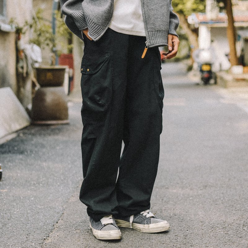 兔先森美拉德大口袋休闲裤工装裤