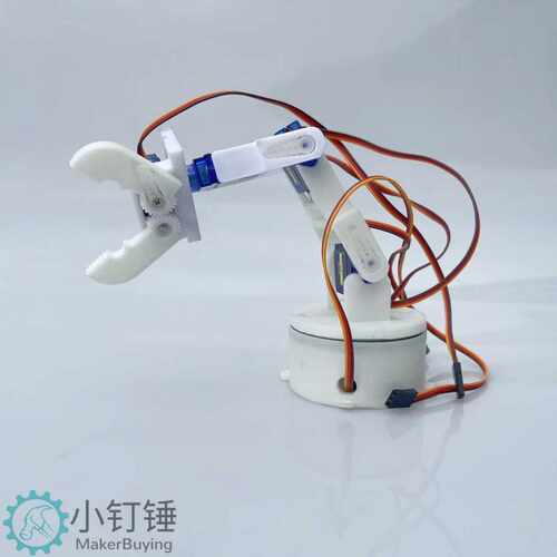 小钉锤3D打印机械臂5自由度
