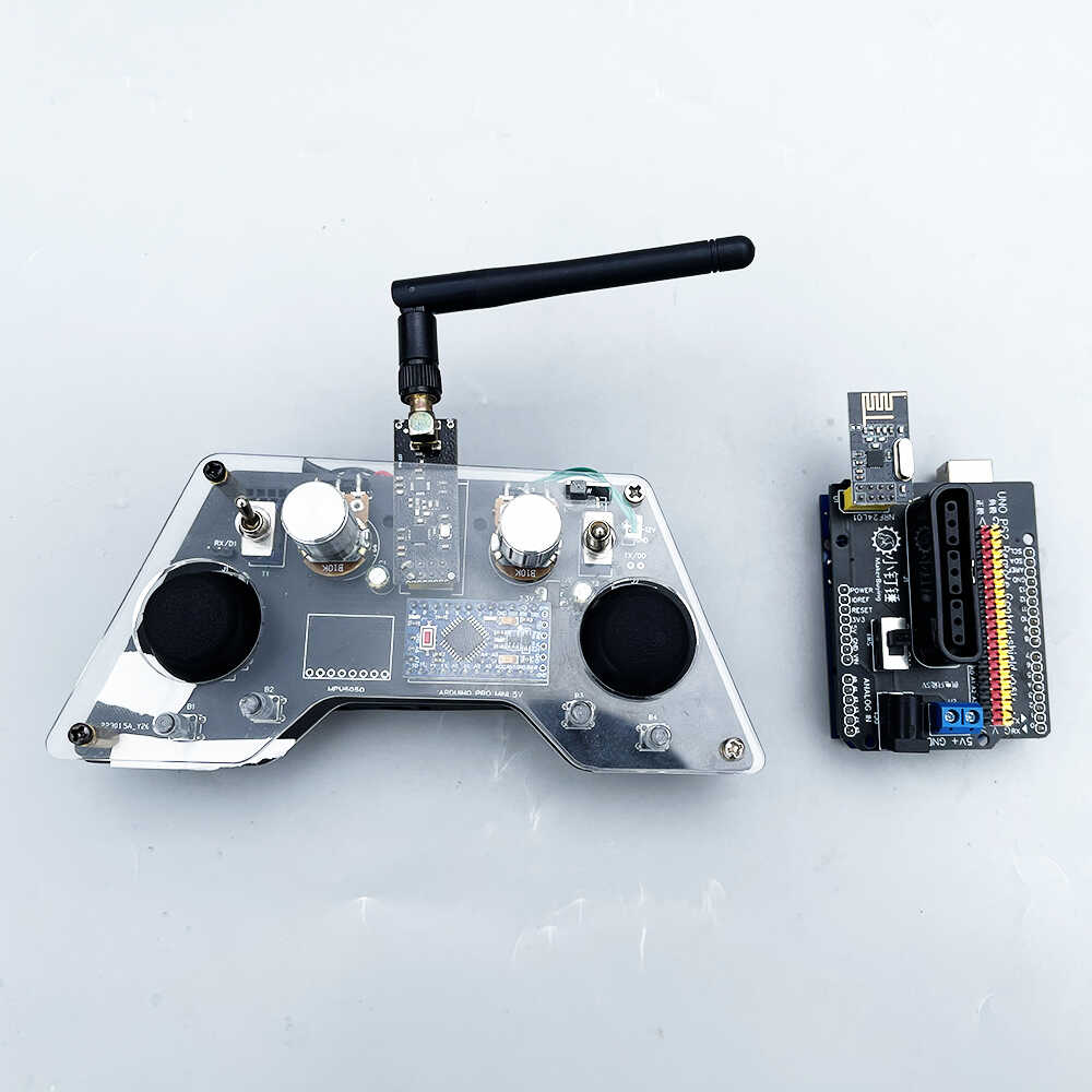 兼容arduino nrf24L01 8通道300m遥控器接收套装舵机电调坦克开源