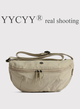 新款休闲轻便饺子包帆布包马鞍包通勤尼龙布单肩斜挎包女包时尚