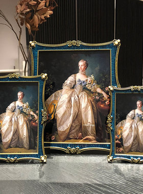 6寸7寸8寸10寸相框摆台 带洗照片美欧式金属创意样板房摆件框组合