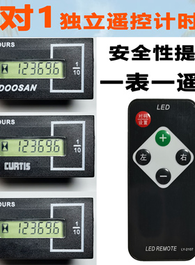 斗山大宇现代挖掘机DHDX55 60 75 135 150 215 225遥控计时器码表