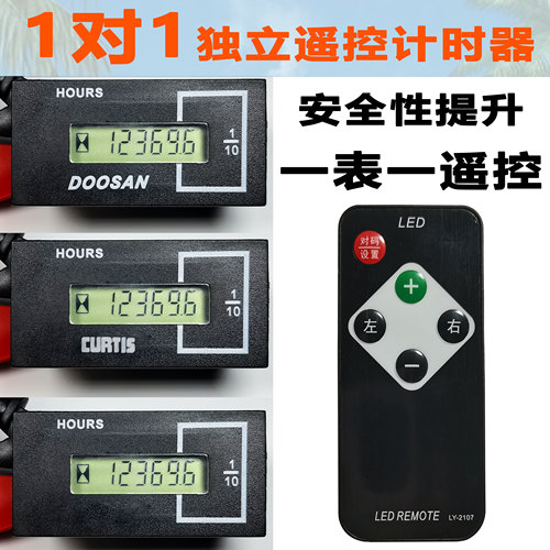 斗山DX大宇现代挖掘机遥控计时器