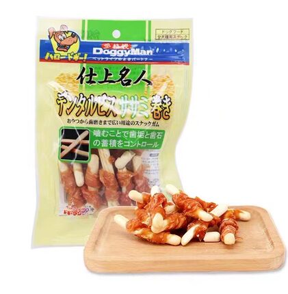 果小妞 多格漫狗狗零食磨牙饼干鸡肉卷芝士鸡肉卷奖励零食
