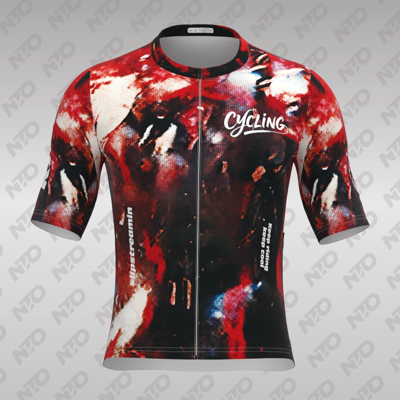 NTO新款骑行服赛博朋克长短袖高弹自行车服紧身舒适透气男女