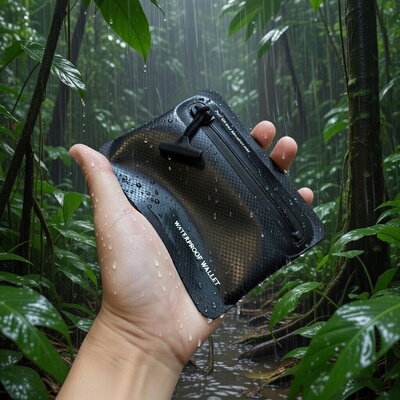 IPX8潜水军工级防水钱包卡包户外车钥匙数据线耳机随身便携钱包