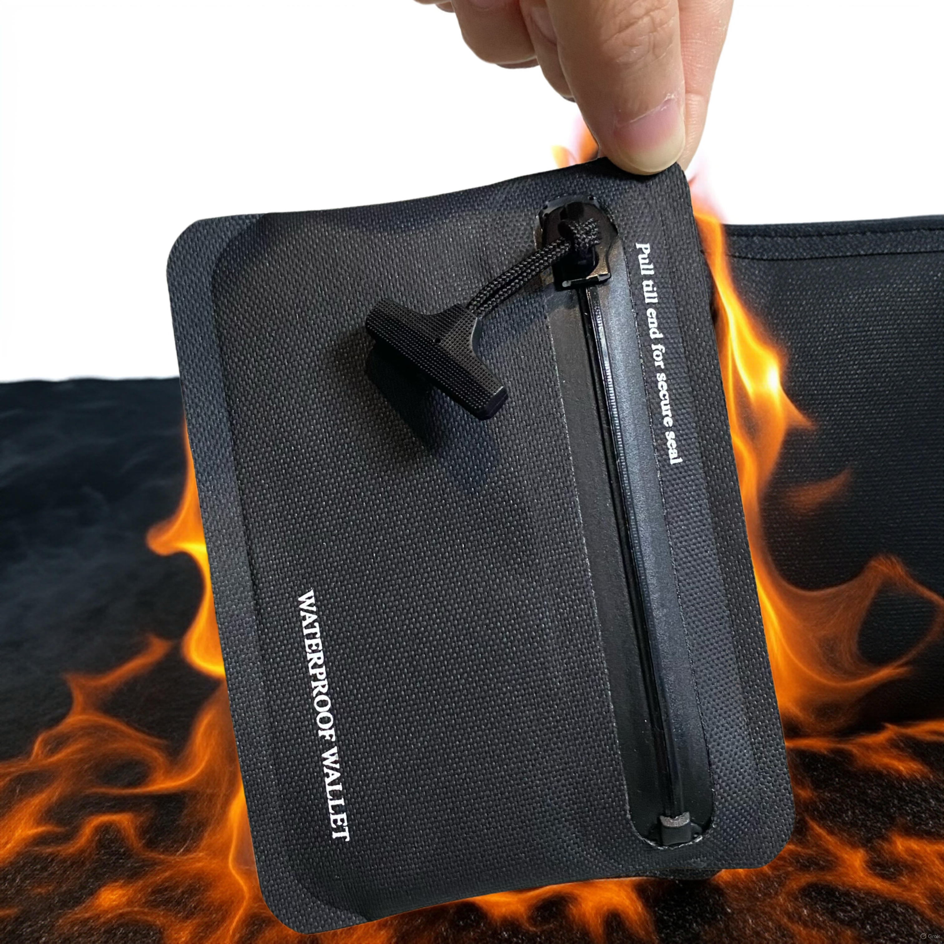 阻燃+IPX8潜水级 防水钱包卡包户外车钥匙数据线耳机随身便携钱包