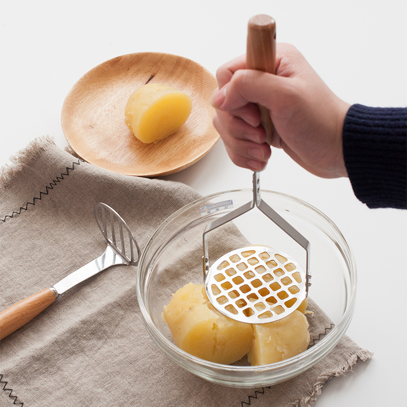 压土豆泥不锈钢压泥器宝宝辅食器