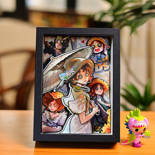 第五人格立体画园丁佣兵周边3D动漫手办装饰画二次元摆台手工礼物