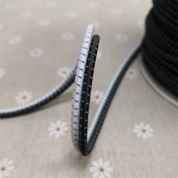 3MM粗黑白色反光弹力绳2.5MM发光圆橡根2MM夜光松紧带羽绒服束腰,服饰配件/皮带/帽子/围巾,DIY编织材料包,淘宝优惠券,粉丝福利购,淘宝优惠卷