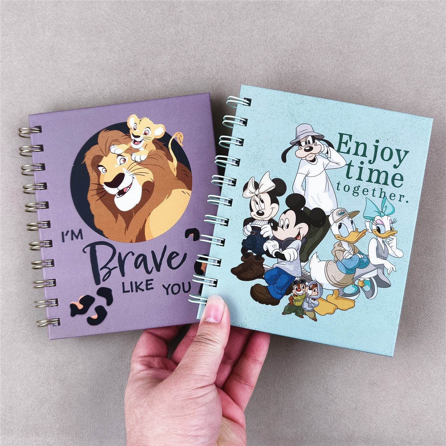 孤品！A6硬壳迪士尼卡通彩色网格笔记本手帐本 微瑕