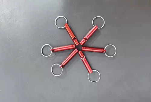 Дорожное снаряжение, металлический спасательный жилет, свисток, алюминиевый сплав