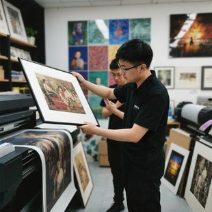 高清艺术微喷打印照片插画画芯定制装裱写真照全家报摄影作品图片
