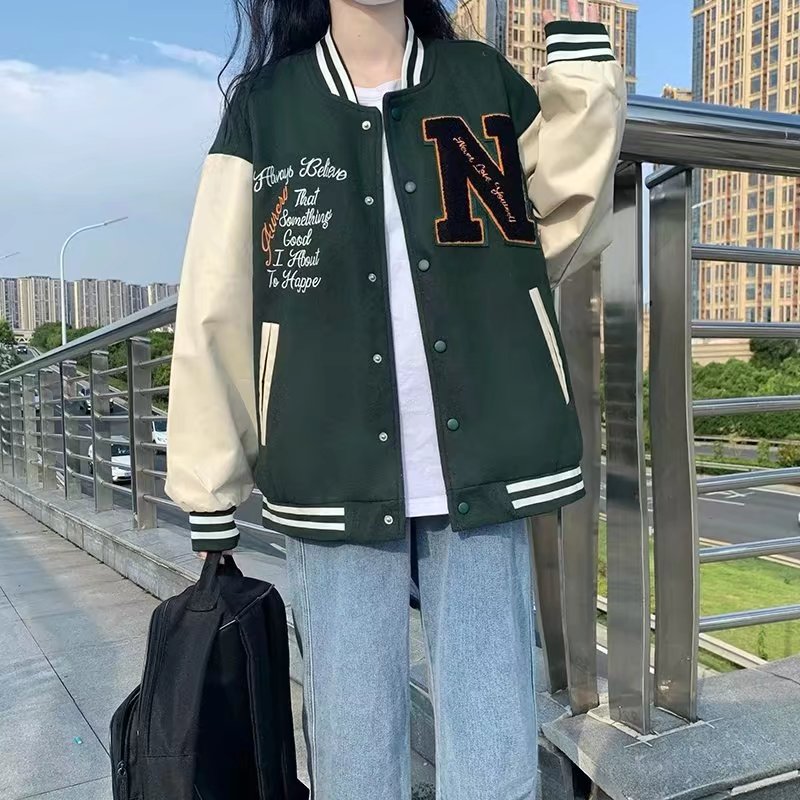 NGOARMY nory棒球服夹克外套 上衣情侣国潮原创刺绣 百搭复古vibe
