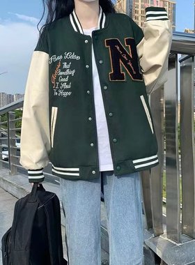 NGOARMY nory棒球服夹克外套 上衣情侣国潮原创刺绣 百搭复古vibe