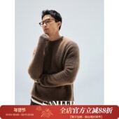 冬季 暖炉 软糯山羊绒浣熊绒混纺 亲肤保暖半高领羊绒衫 DAZ776