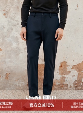 冬季百搭“火炉”裤 复合颗粒绒保暖 加厚加绒弹力休闲裤 DBL046