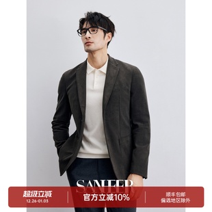 休闲西服外套 修身 DAS243 高端免烫抗皱易打理灯芯绒男士 商务绅士