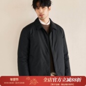 绅士 防风防水无涂日本面料 白鹅绒商务中长款 冬季 羽绒服 DAD329