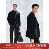 外套 DAS271 高档羊绒羊毛混纺 秋冬合体休闲西装 意式 老钱绅士