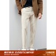 绅士 米白色休闲裤 高档抗皱灯芯绒面料 百搭男士 DBL987 冬季 意式