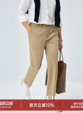 【睿智绅士】莫代尔羊毛面料 腰侧调节袢秋冬合体休闲长裤 DBL124