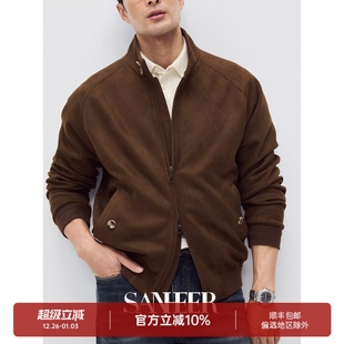 复古G9立领哈林顿外套 秋冬季 高档厚实麂皮绒 DAJ330 宝藏夹克