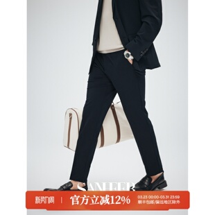 睿智之选 休闲裤 抗皱免烫天丝四面弹 商务通勤修身 DBL055 夏季